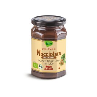 Rigoni di Asiago Nocciolata Nut Nougat Cream Milk Free vegan organic 250 g