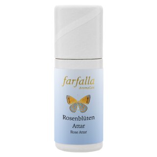 Farfalla Rosenblüten Attar Selektion ätherisches Öl naturrein 1 ml