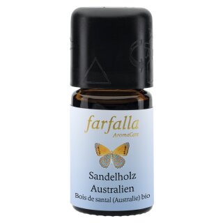 Farfalla Sandelholz Australien Grand Cru ätherisches Öl naturrein bio 5 ml