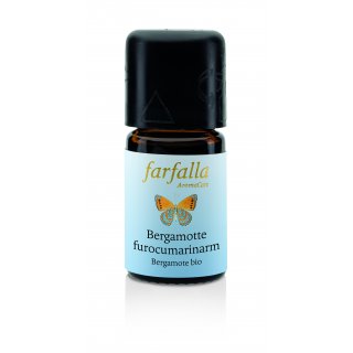 Farfalla Bergamot low in furocumarin essential oil 100% pure organic 10 ml