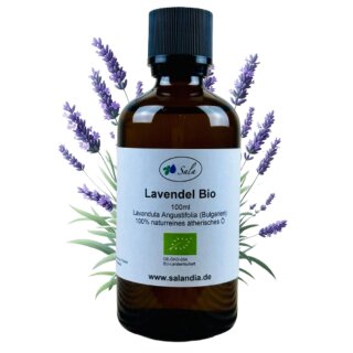 Sala Lavender Aroma essential oil 100% pure organic 100 ml glass bottle