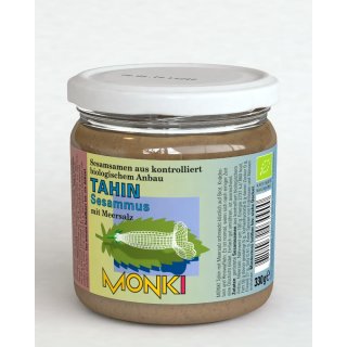 Monki Tahin Sesammus mit Meersalz vegan bio 330 g