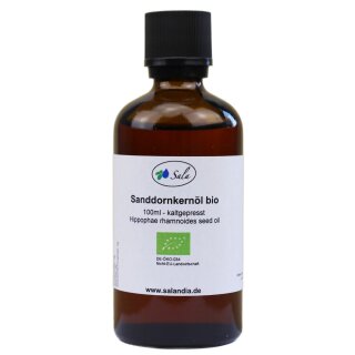 Sala Sanddornkernöl kaltgepresst BIO 100 ml Glasflasche