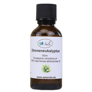 Sala Eukalyptusöl Citriodiora Aroma Zitroneneukalyptus ätherisches Öl naturrein 50 ml