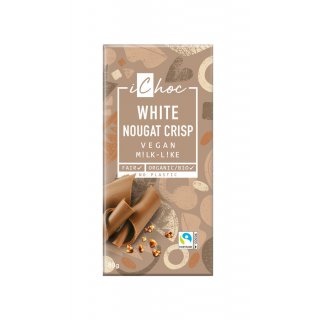 Vivani IChoc White Nougat Crisp Schokolade vegan bio 80 g