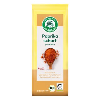 Lebensbaum Paprika scharf gemahlen bio 50 g Tüte Aktionspreis