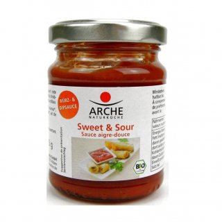 Arche Sweet & Sour Würz und Dipsauce glutenfrei vegan bio 130 ml