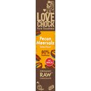 Lovechock Pecan Meersalz 80% Kakao Raw Chocolate Riegel...