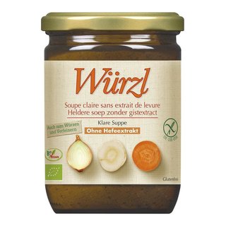 Eden Würzl Clear Soup yeast free gluten free vegan organic 250 g glass