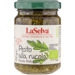 LaSelva Pesto alla rucola Arugula Pesto vegan organic 130 g