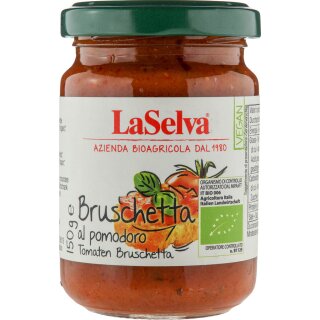 LaSelva Bruschetta al pomodoro Tomatoes Bruschetta vegan organic 150 g