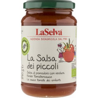 LaSelva La Salsa dei piccoli Kinder Tomatensauce vegan bio 340 g
