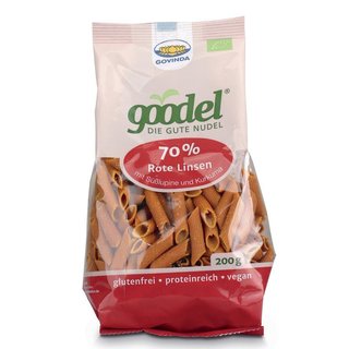 Govinda Goodel Red Lentils Noodles gluten free vegan organic 200 g