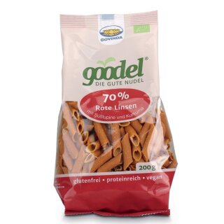 Govinda Goodel Rote Linsen Penne Nudeln glutenfrei vegan bio 200 g