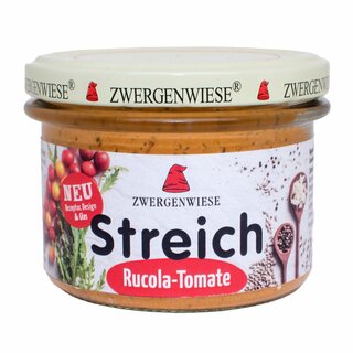 Zwergenwiese Spread Arugula Tomato gluten free vegan organic 180 g