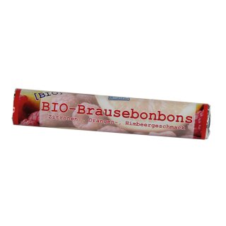 Biovita Tom Brausebonbons Drops Rolle vegan bio 48 g