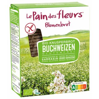 Blumenbrot Knusprige Buchweizen Schnitten glutenfrei vegan bio 150 g