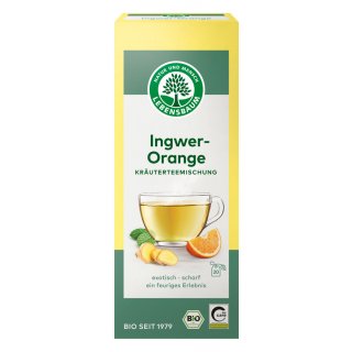Lebensbaum Ginger Orange Tea organic 20 x 2 g Sachet 40 g