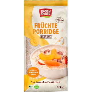 Rosengarten Fruit Oat Porridge vegan organic 500 g