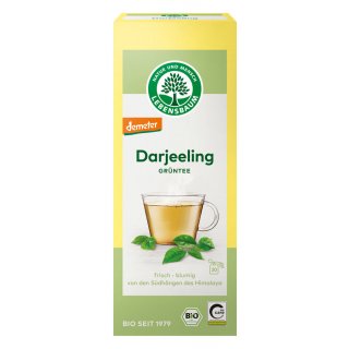 Lebensbaum Darjeeling Green Tea demeter organic 20 x 1,5 g teabags