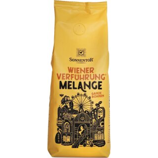 Sonnentor Wiener Verführung Melange Kaffee ganze Bohne vegan bio 500 g