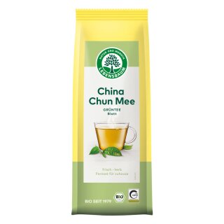 Lebensbaum Grüntee China Chun Mee Blatt lose bio 200 g Tüte