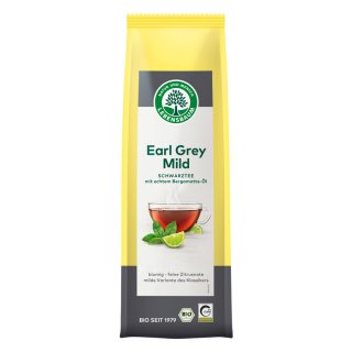 Lebensbaum Earl Grey Black Tea mild loose organic 100 g bag