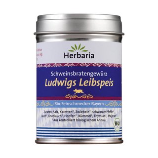Herbaria Ludwigs Leibspeis Schweinsbratengewürz bio 95 g Dose