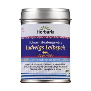 Herbaria Ludwigs Leibspeis Schweinsbratengewürz bio 95 g Dose