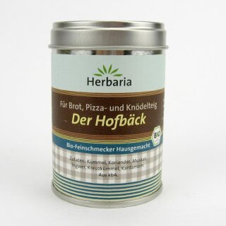 Herbaria Der Hofbäck Brotgewürz bio 55 g Dose