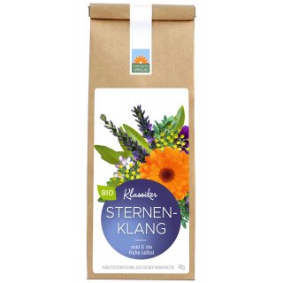 Kräutergarten Pommerland Star Sound Herbal Tea loose organic 40 g paper bag