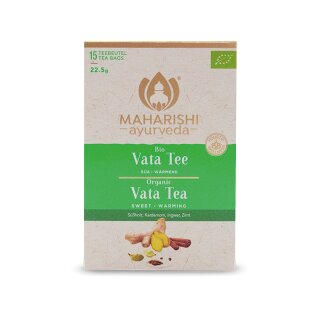 Maharishi Ayurveda Vata Tea Herb & Spice Tea organic 15 x 1,5 g tea bags 22,5 g