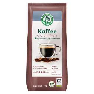 Lebensbaum Gourmet Kaffee entkoffeiniert gemahlen bio 250 g