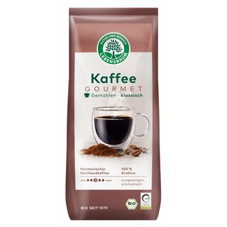 Lebensbaum Gourmet Kaffee klassisch gemahlen bio 500 g