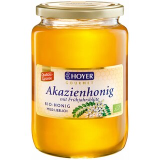 Hoyer Acacia Honey with Spring Bloom organic 1 kg 1000 g glass