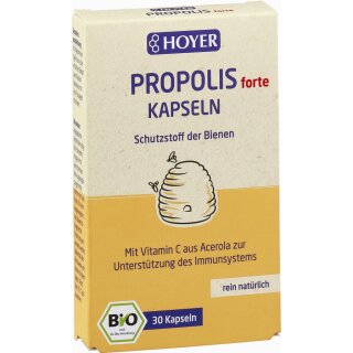 Hoyer Propolis forte bio Kapseln 30 Stk. 11,3 g