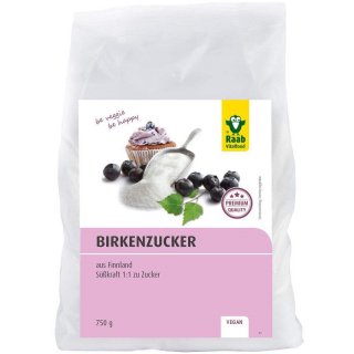 Raab Vitalfood Birkenzucker Premium aus finnischer Birke konv. 750 g