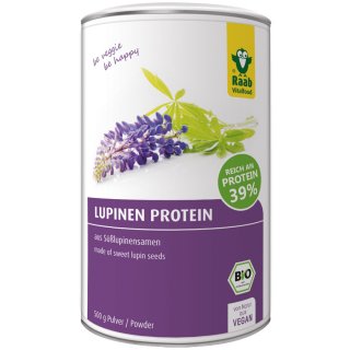 Raab Vitalfood Lupinen Protein Pulver glutenfrei vegan bio 500 g
