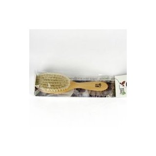 Kostkamm Baby Brush Beech waxed with soft goat hair