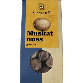 Sonnentor Muskatnüsse ganz bio 25 g Tüte