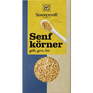 Sonnentor Senfkörner gelb bio 120 g Tüte