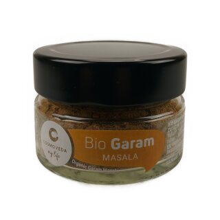 Cosmoveda Garam Masala Spice Mix organic 25 g glass crucible