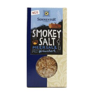 Sonnentor Smokey Salt Meersalz geräuchert konv. 150 g Tüte