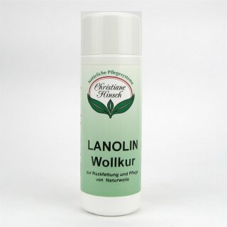 Christiane Hinsch Lanolin Wollkur Pflege für Naturwolle 200 ml