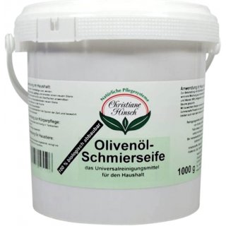Christiane Hinsch Olive Oil Soft Soap 1 kg 1000 g pail