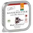 Defu Katzenfutter Paté Rind Sensitiv bio 100 g