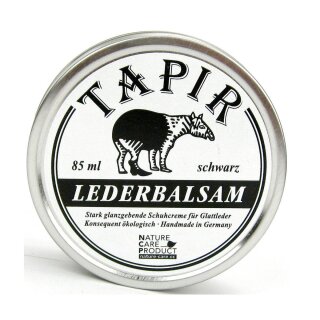 Tapir Lederbalsam schwarz 85 ml über Bestand hinaus voraussichtlich Mitte Januar wieder lieferbar