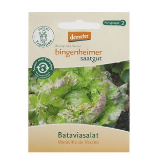 Bingenheimer Saatgut Bataviasalat Maravilla de Verano demeter bio für 120-150 Pflanzen