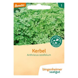 Bingenheimer Seeds Chervil Anthriscus cerefoilum demeter organic for approx 10 m²