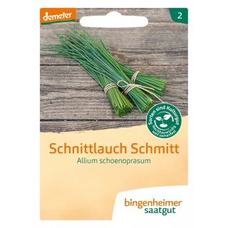 Bingenheimer Seeds Chives coarse medium tubular Schmitt demeter organic for approx 3 m²